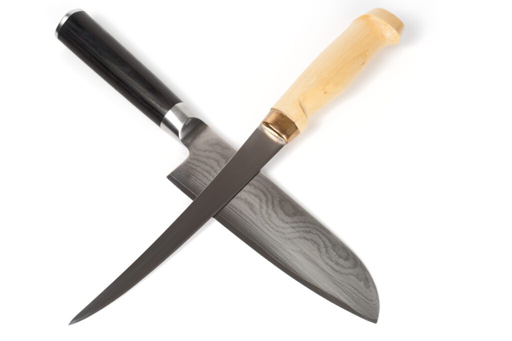 filleting knife for filleting trout